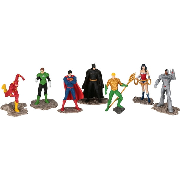DC Comics Justice League Wind-Up Walking Toy Figures Set of 7